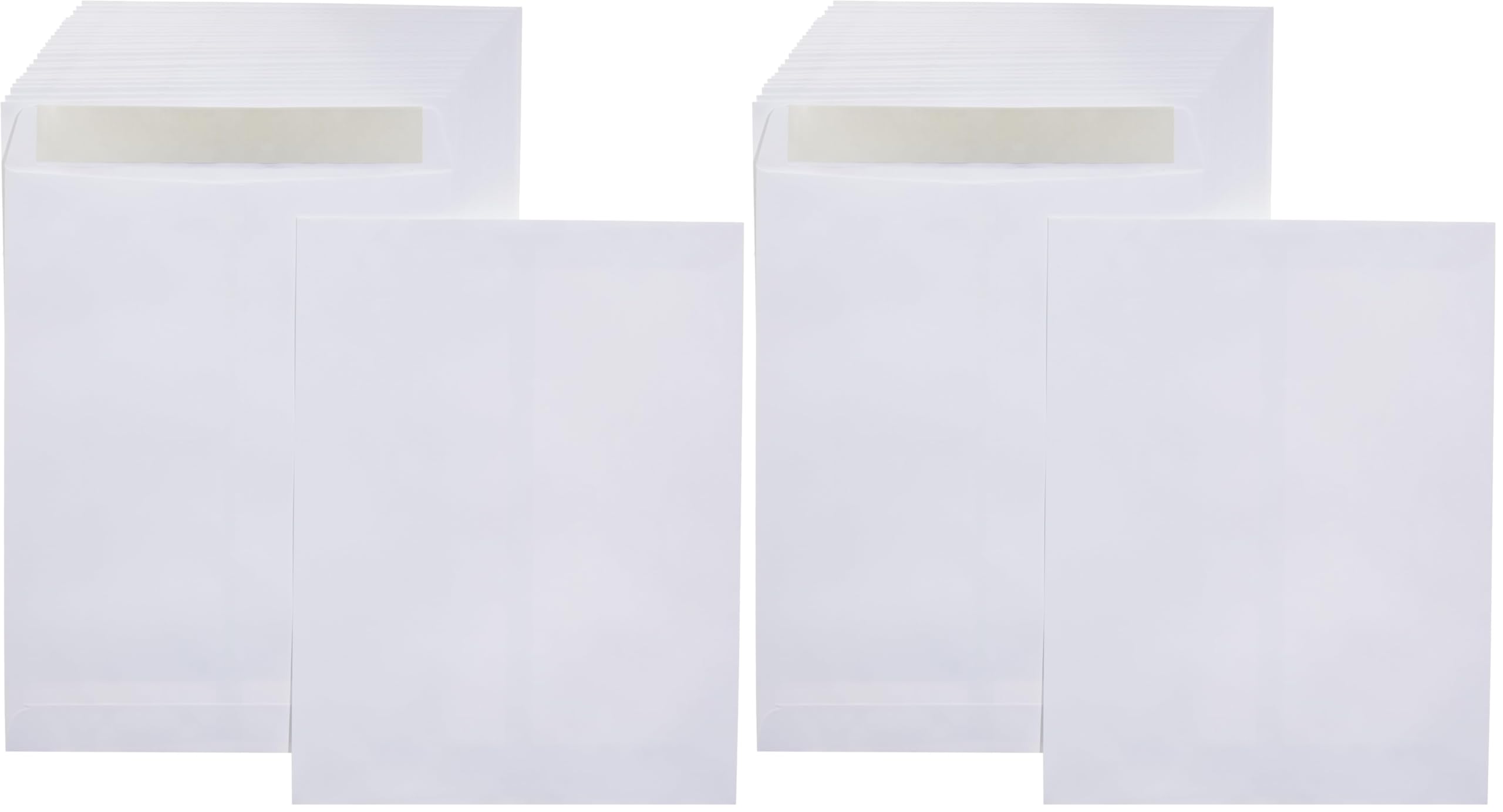 Amazon Basics Catalog Mailing Envelopes, Peel and Seal, 10 x 13 Inch, White, 200-Pack