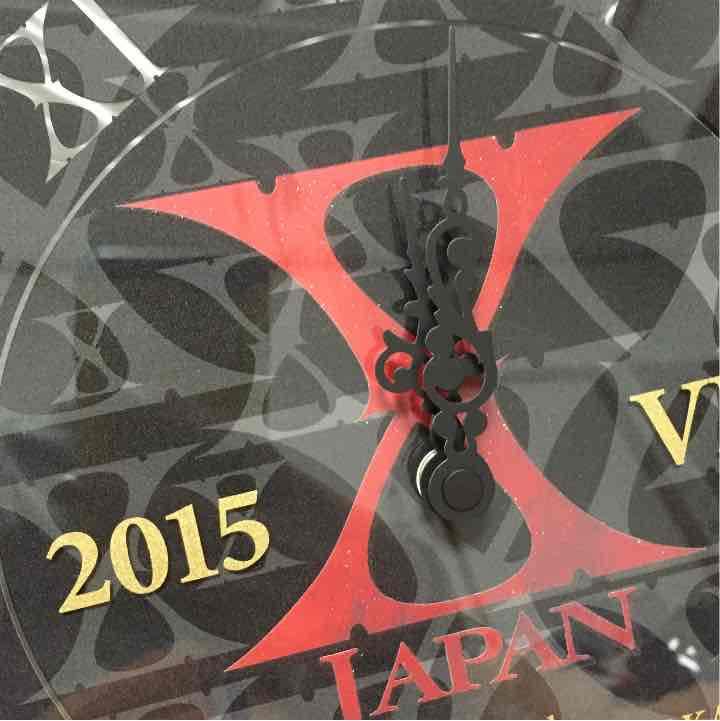 Amazon.co.jp: XJAPAN マリンメッセ 福岡 VIP 限定 グッズ 時計 壁掛け 