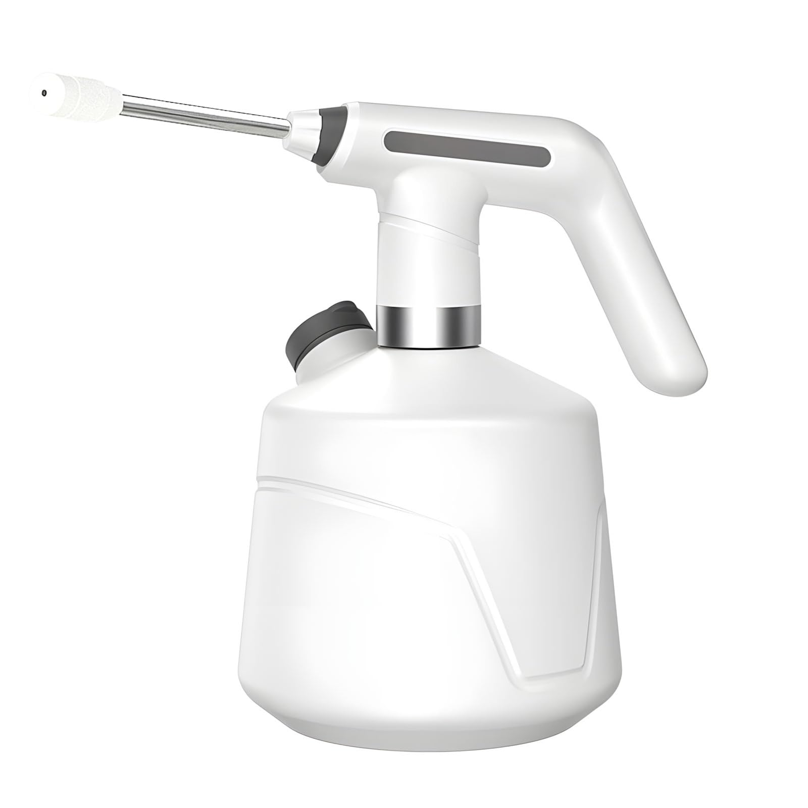 ljhnba Rechargeable 2L Electric Bottle with Nozzle and LED Display for Garden Use Side Fill Sprinkle Bottle
