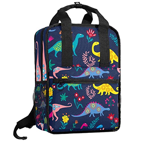 Sac à dos traditionnel pour garçons motif vagues de l'océan avec bretelles réglables