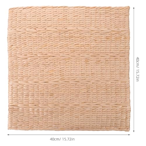 Esterilla artesanal para sentarse en casa y practicar yoga 3