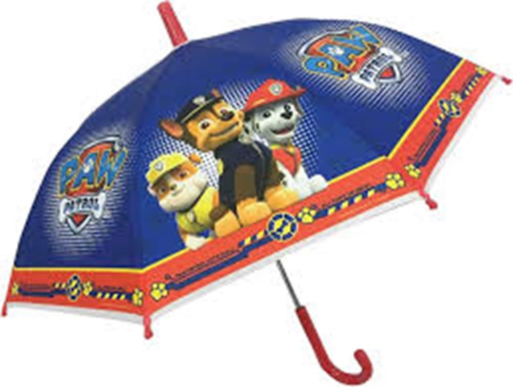Nickelodeon Paw Patrol Dome Umbrella Kids PVC Windproof Umbrella Brolly 45CM
