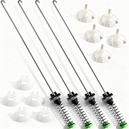 W11130362 WTW5000DW3 WTW5000DW2 MVWX655DW1 MVWC565FW1 Washer Suspension Rod Kit for Whirlpool Maytag Bravos Top Load Washer MVWC565FW0 11022352510 W10594080 W10735786 W10748956 W10780040 | 23.3in