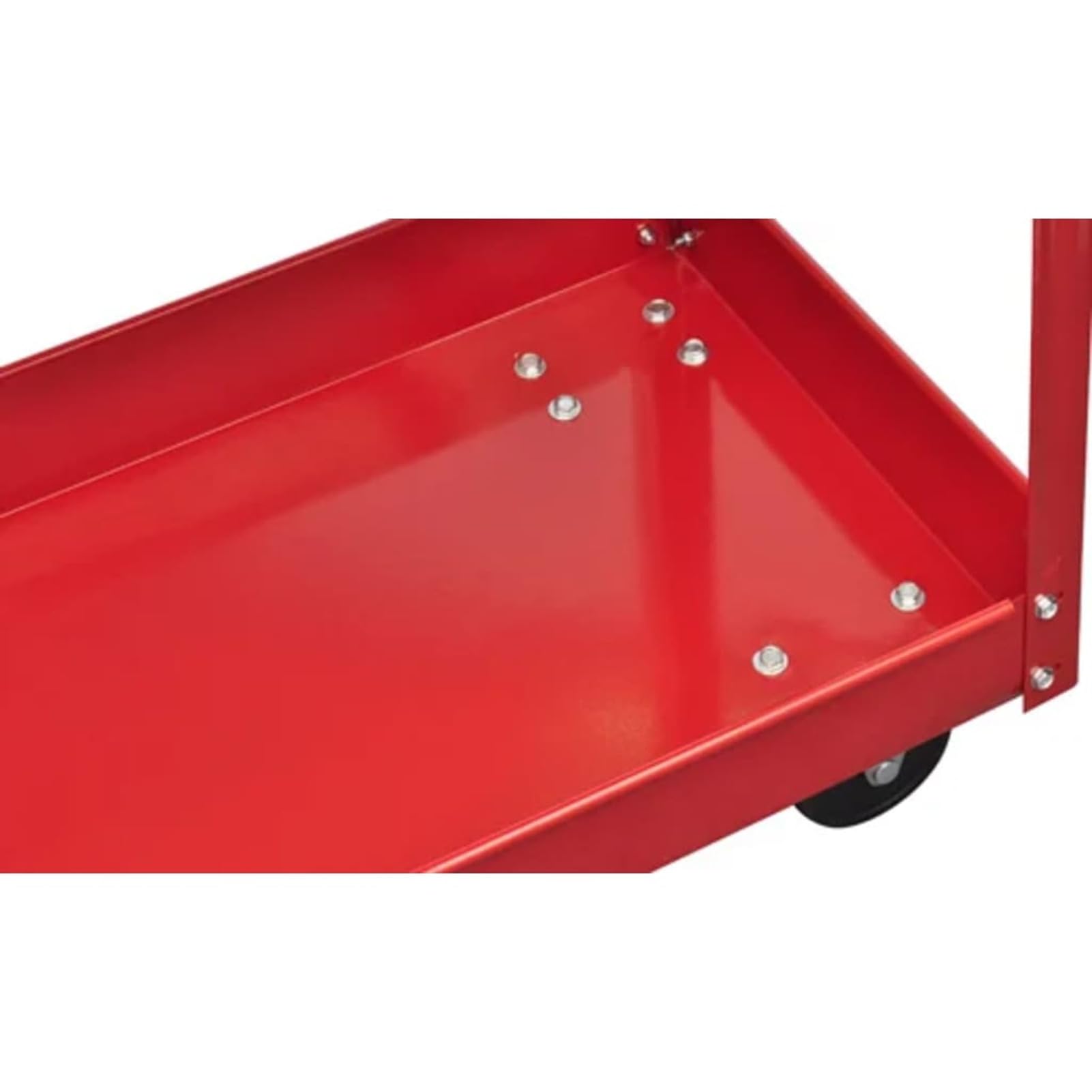 Carrello Portautensili da Officina 100 kg Rosso,Carrelli di Servizio,Articoli di ferramenta,Utensili,Carrelli Merci -140154