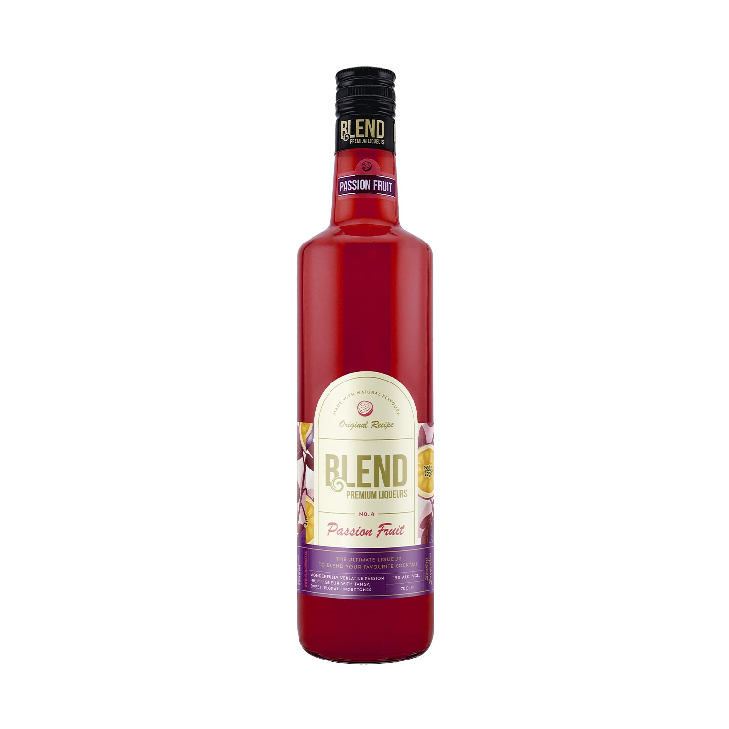 Blend Passion Fruit Liqueur | Cocktail Ingredient for Passion Fruit Martini's | UK bestselling Cocktail | 70 cl