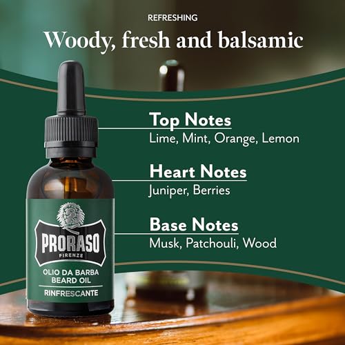 Proraso-Beard-Oil-Refreshing-30ml-Eucalyptus-Bergamot-and-Rosemary-scent-Made-in-Italy
