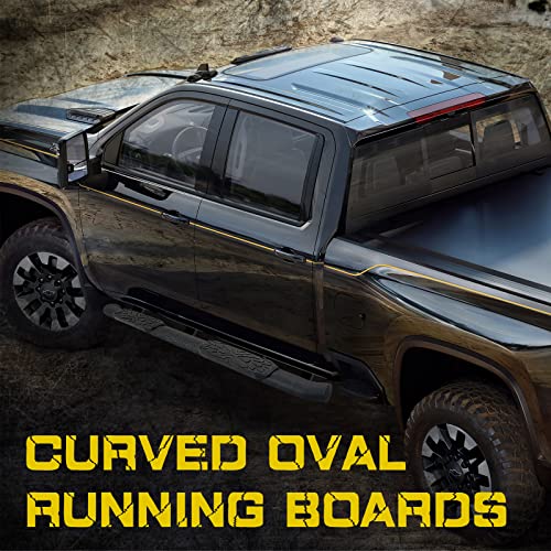 Estribos ovalados 3.5 pulg para Dodge Ram 1500-3500 miniatura 2
