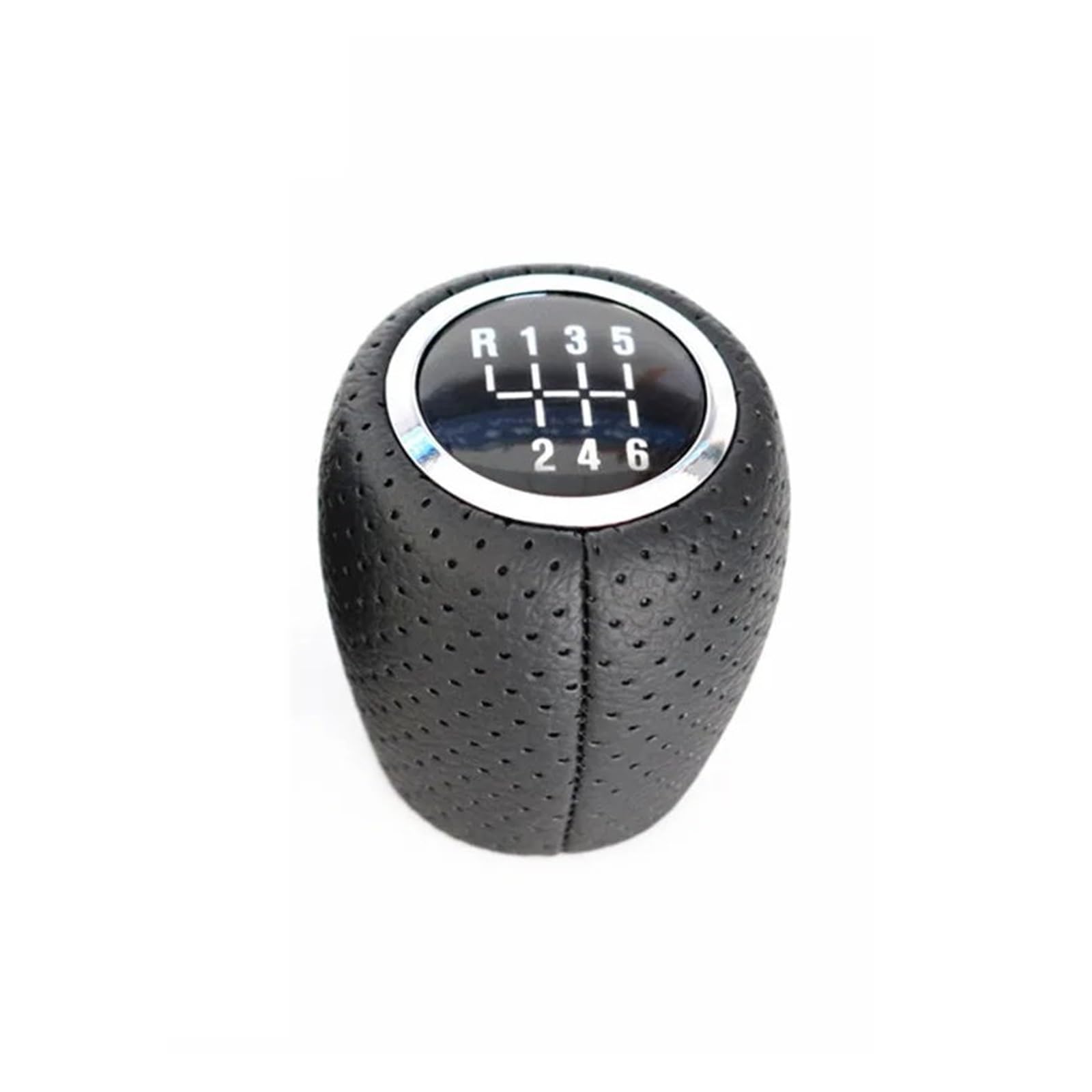 Dbmswzjqpv 6-Speed Gear Knob For Chevrolet For Chevy Cruze 08-2012 Black / Chrome Standard Fit