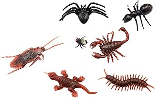 TOYANDONA 70 Pçs Brinquedo Escorpião Rastejando Brinquedos Réptil Halloween Brincadeira Sillulation Brincadeira Brinquedo Falso Animal Artificial Gecko Brinquedo Brincadeira Simulação