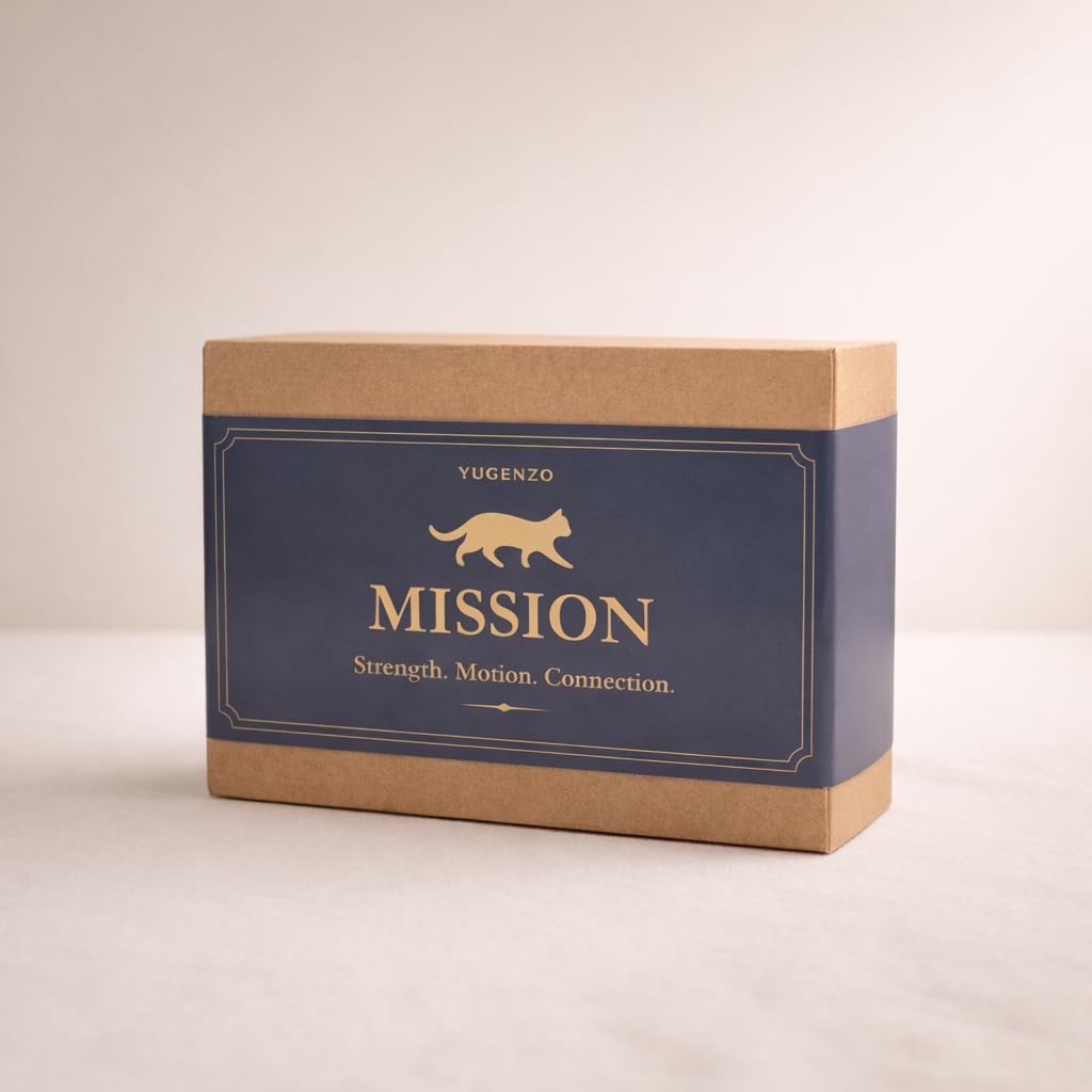 Interaktives Katzenspielzeug zur mentalen Stimulation und Mensch Katze Bindung Porzellan Trust Cups Haiku Mobile DIY redaktionelle Karten Achtsames Premium Geschenk in hochwertiger Geschenkbox