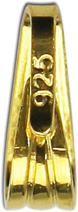 10pcs 925 Sterling Silver Snap-on Open Bail Connector Pendant Finding for DIY Jewelry Charm Necklac Making - Image 6