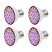 Produktbild [4 Stück] Pflanzenlampe XJLED 5W LED Wachstumslampe SMD 2835 106LEDs Rotes Blaues Spektrum LED Pflanzenleuchte mit Standard E26 / E27 Buchsen für Innenanlagen Veg Blumen, Pflanzenanbau, Hydroponik-Gewächshaus organisch, arbeitend im Garten, Büro
