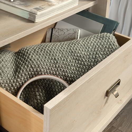 Sauder Trestle Night Stand in Chalked Chestnut