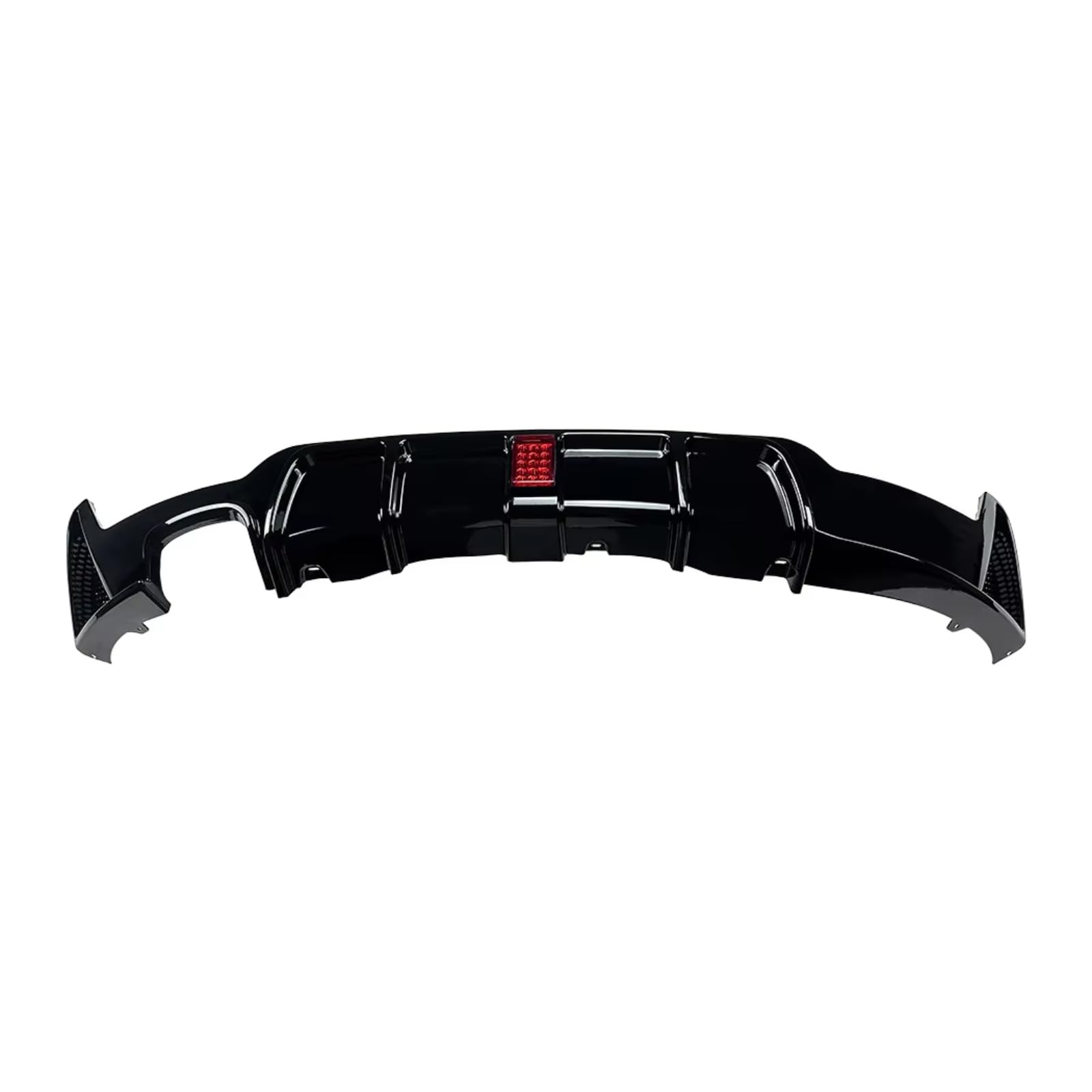 Diffusore Spoiler Paraurti Posteriore Per BMW F32 F33 F36 Per Sport 420i 428i 435i 440i Paraurti Posteriore Auto Diffusore Labbro Luce Freno Splitter Posteriori Doppi(Black Single 2 Left)