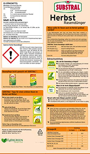Substral Herbst Rasendünger, kaliumreicher Spezial-Rasendünger mit lang anhaltender Wirkung für 500 m², 12,5 kg Sack - Image 8