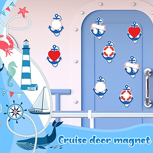 8 Imánes Decorativos Ancla para Puerta de Crucero miniatura 6