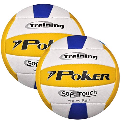 Kit 2 Bolas Vôlei Poker Training Oficial