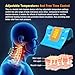 TEMASH Cervical Traction Device - Heated Neck Stretcher for Instant Neck Pain Relief, Tension Headache Reduction, and TMJ Pain Relief, with Cervical Spine Pillow to Correct Neck Hump(Blue)