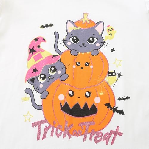 Image of Toddler Girls T-Shirt Knit Cotton Animal Pattern Round Neck Long Sleeve Top Sweatshirt 3 Pack
