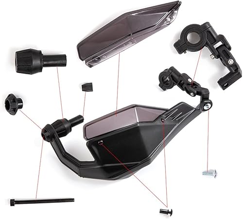 Miniatura 5 de Evomosa Protectores de mano para motocicleta, protector universal para motocross, protector de cepillo para bici de suciedad