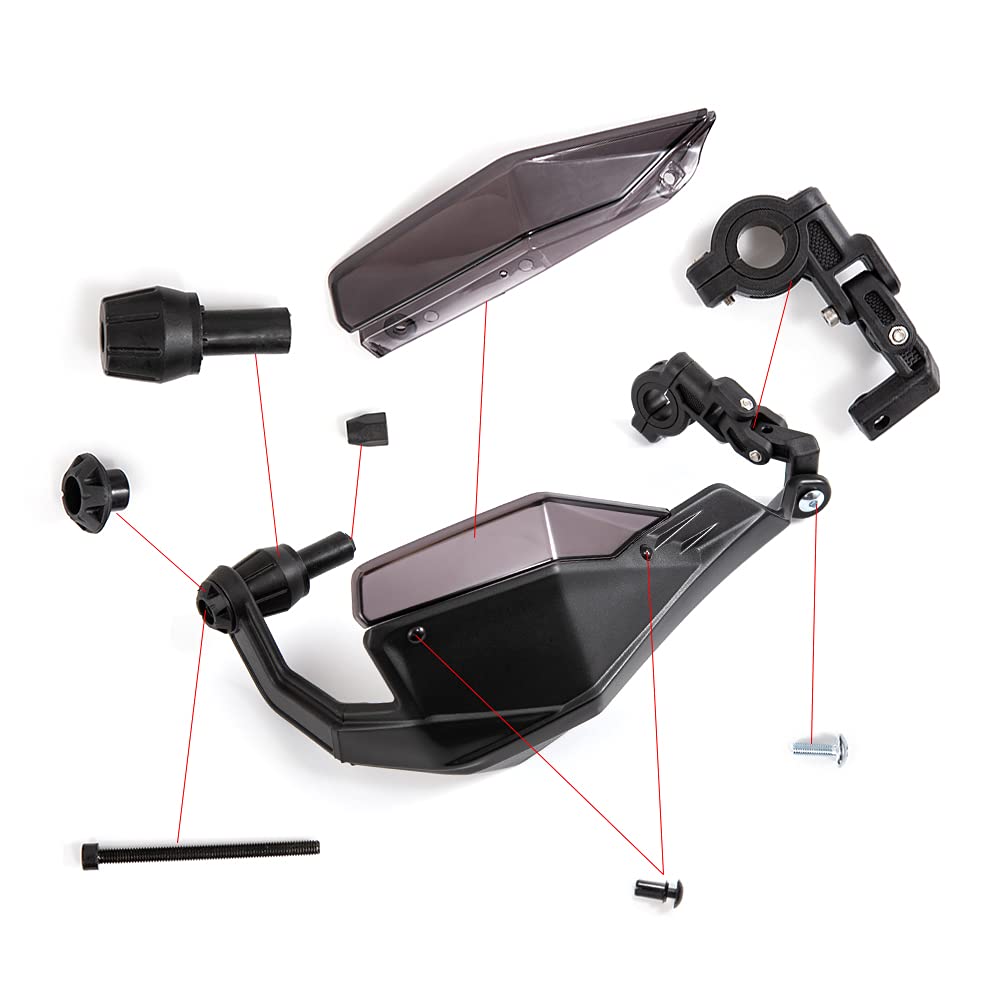 Paramani per moto 22 mm 25 mm per manubrio moto motocross scooter antivento protezione per le mani