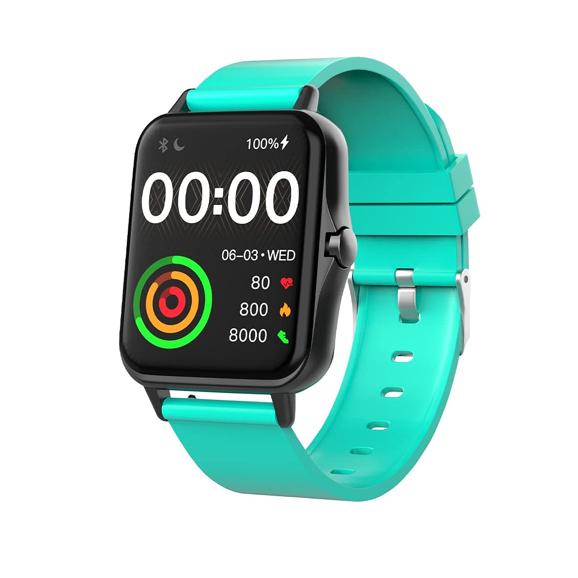 AQFIT W12 Smartwatch IP68 Water Resistant | 1.69” Full Touch Screen Display | Up to 7 Days of Battery Life | Integrated 