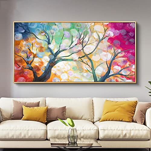 Toile Paysage Abstrait Aquarelle Affiches et Gravures Art Mural Photo Décoration Maison 40x80