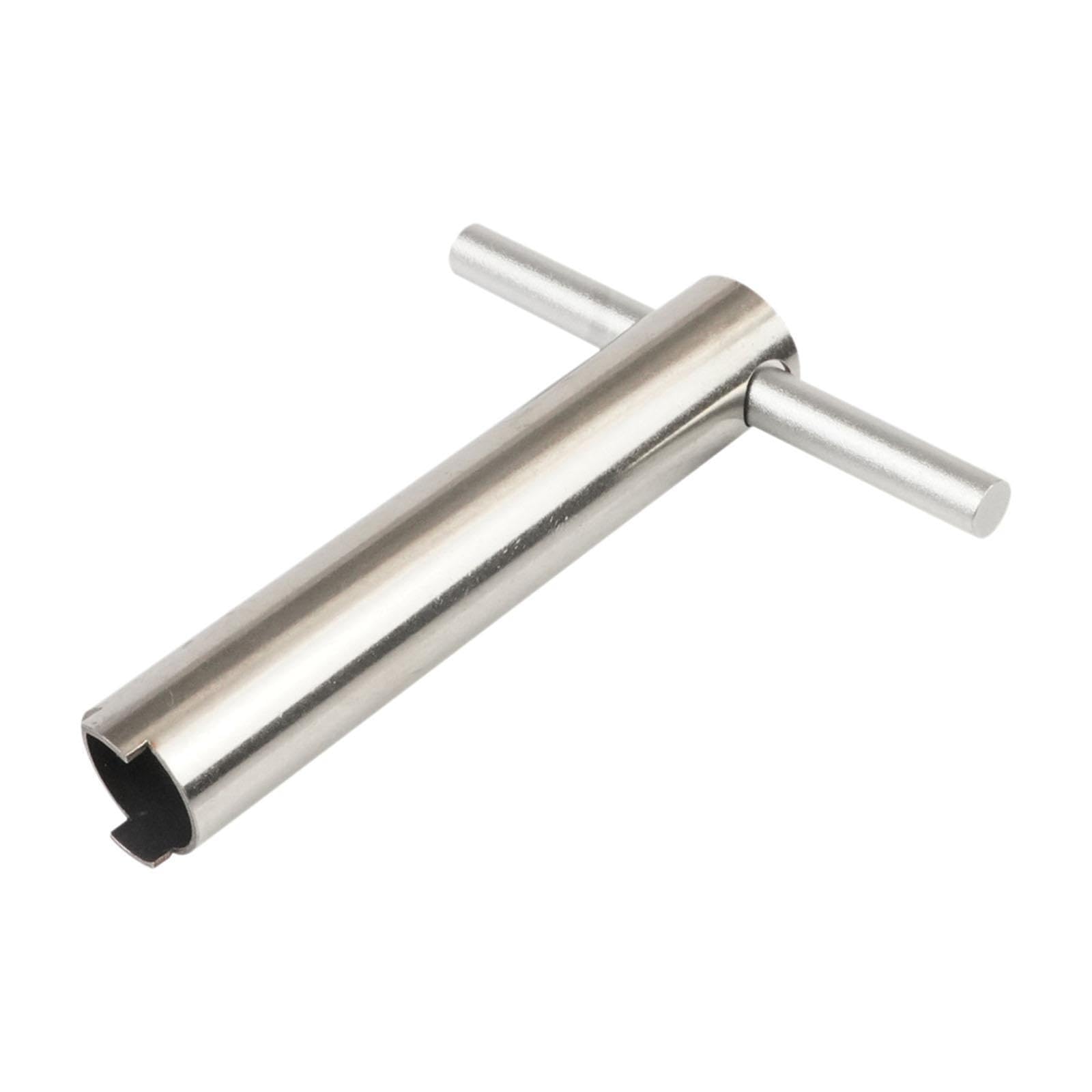 TWISAXC Premium Aluminum Alloy Valve Core Retainer Removal Tool for Double Handle Bathtub Valve Core Retainer Removal Tool is Made Premium Aluminum Alloy with