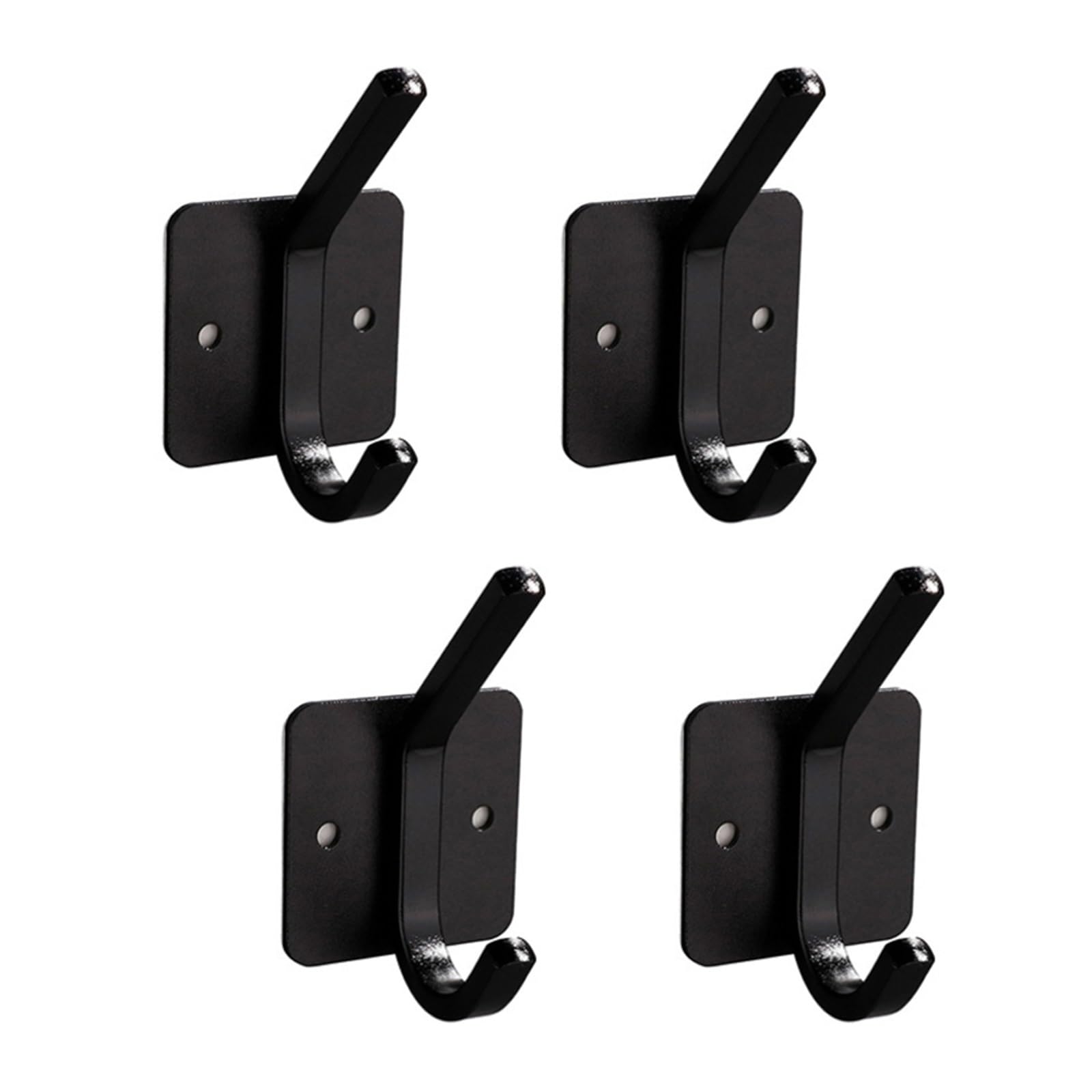 Rohcghc Black Square Coat Rack, Wall Hooks(Black Square)