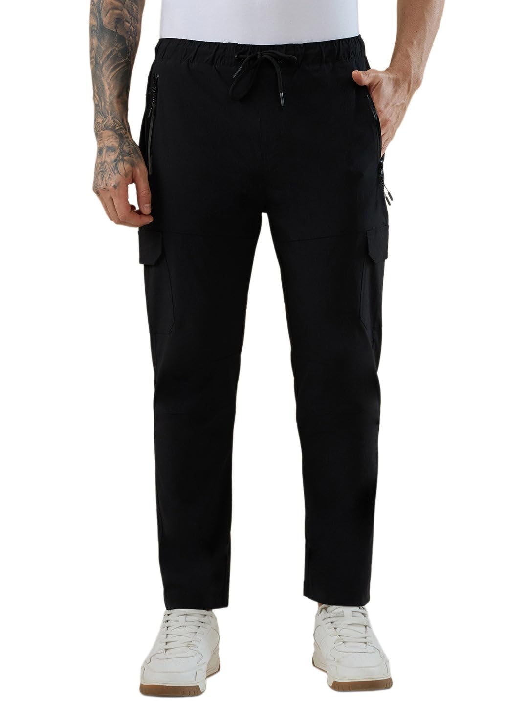 status quo Men’s Solid Mid-Rise Regular Fit Drawstring Track Pant-picture-34