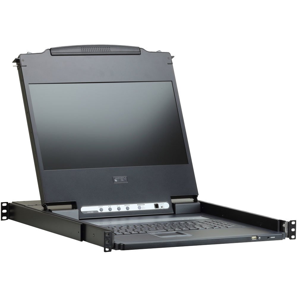 ATEN KVM Full HD LCD Konsole USB 17,3" | DE Layout