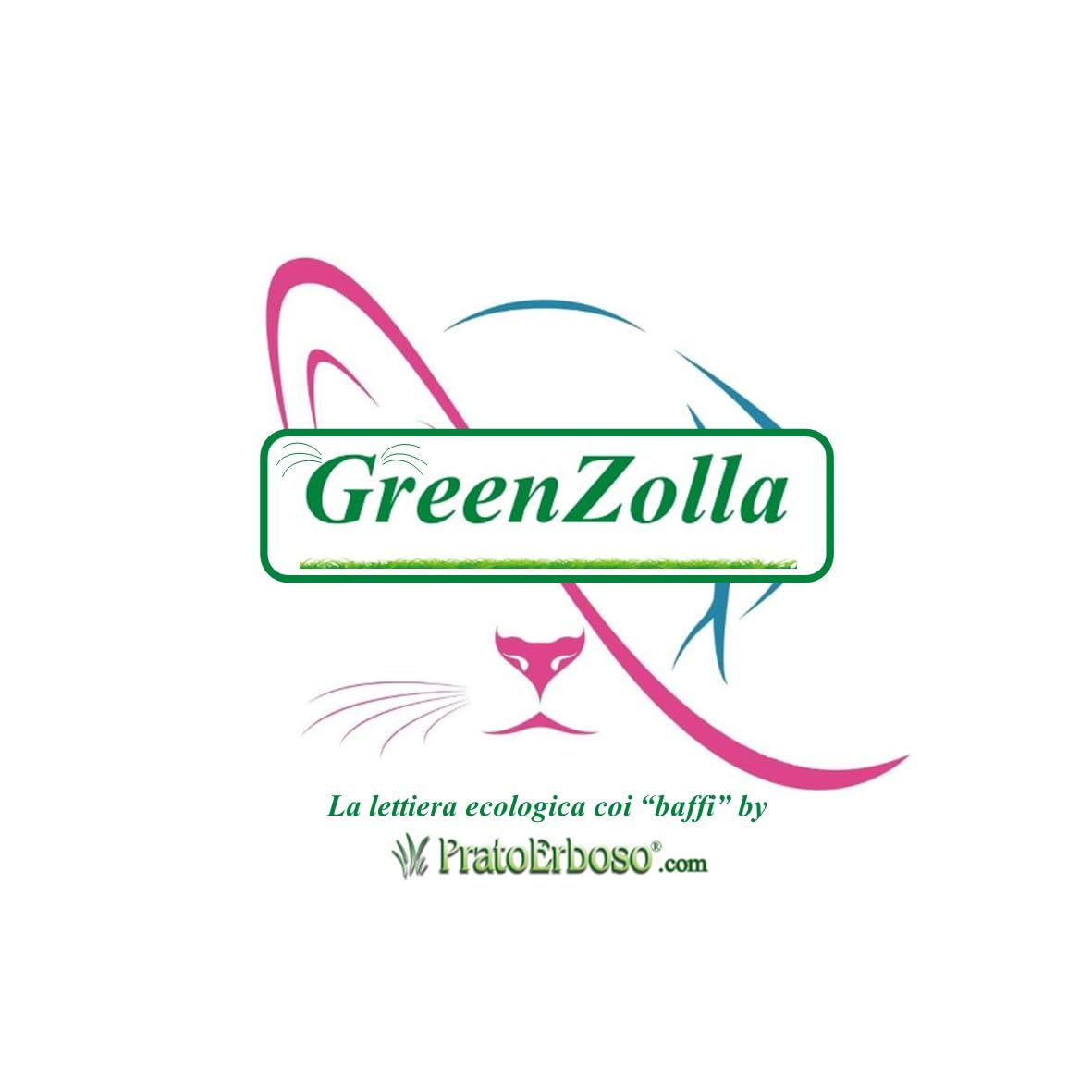 GreenZolla - L' Originale Lettiera per Cani in Erba Vera Naturale, Traversina 100% Naturale, Cuccia per Gatti in Vero Prato, Zona Gioco e relax per Animali Misura Maxi