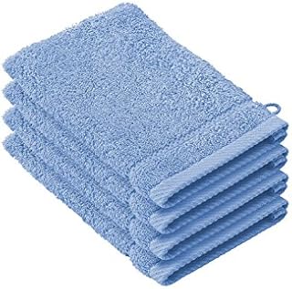 De Witte Lietaer 194686 Stephanie Pair Cotton Face Cloths, Pastel Pink, 15 x 22 x 1 cm