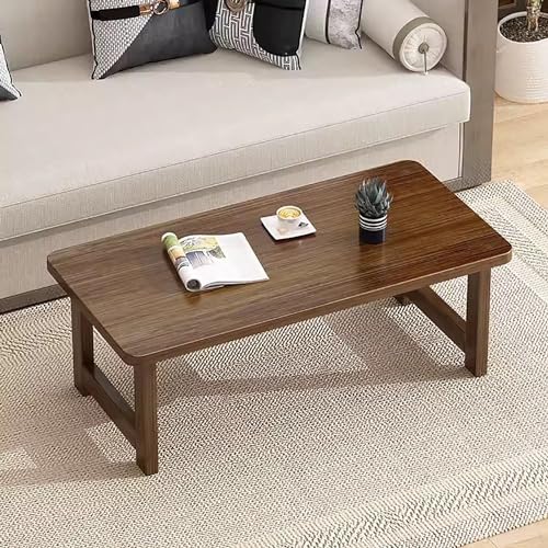 GODFSAHG Mesa de Centro Moderna, Mesa de Centro de Madera de Estilo rústico, Mesa de cóctel Rectangular de Madera, Mesa Auxiliar Decorativa, instalación Gratuita y Plegable, para Sala de es