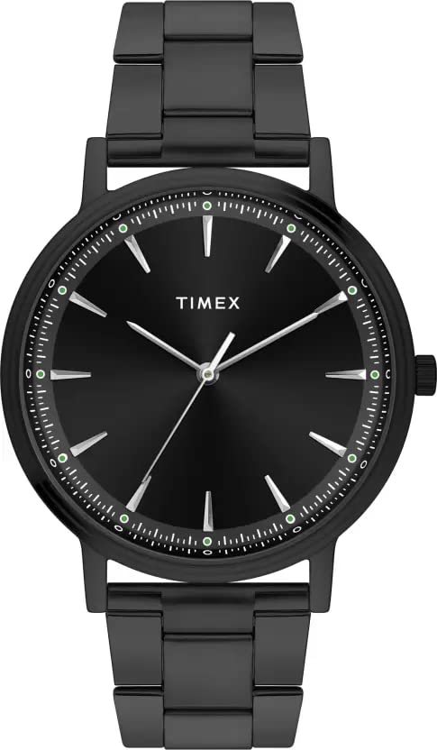TIMEX Men Stainless Steel Analogue Black Dial Watch - Twtg80Smu18, Band Color-Black (B0BTC3XNDB) Amazon Price History, Amazon Price Tracker