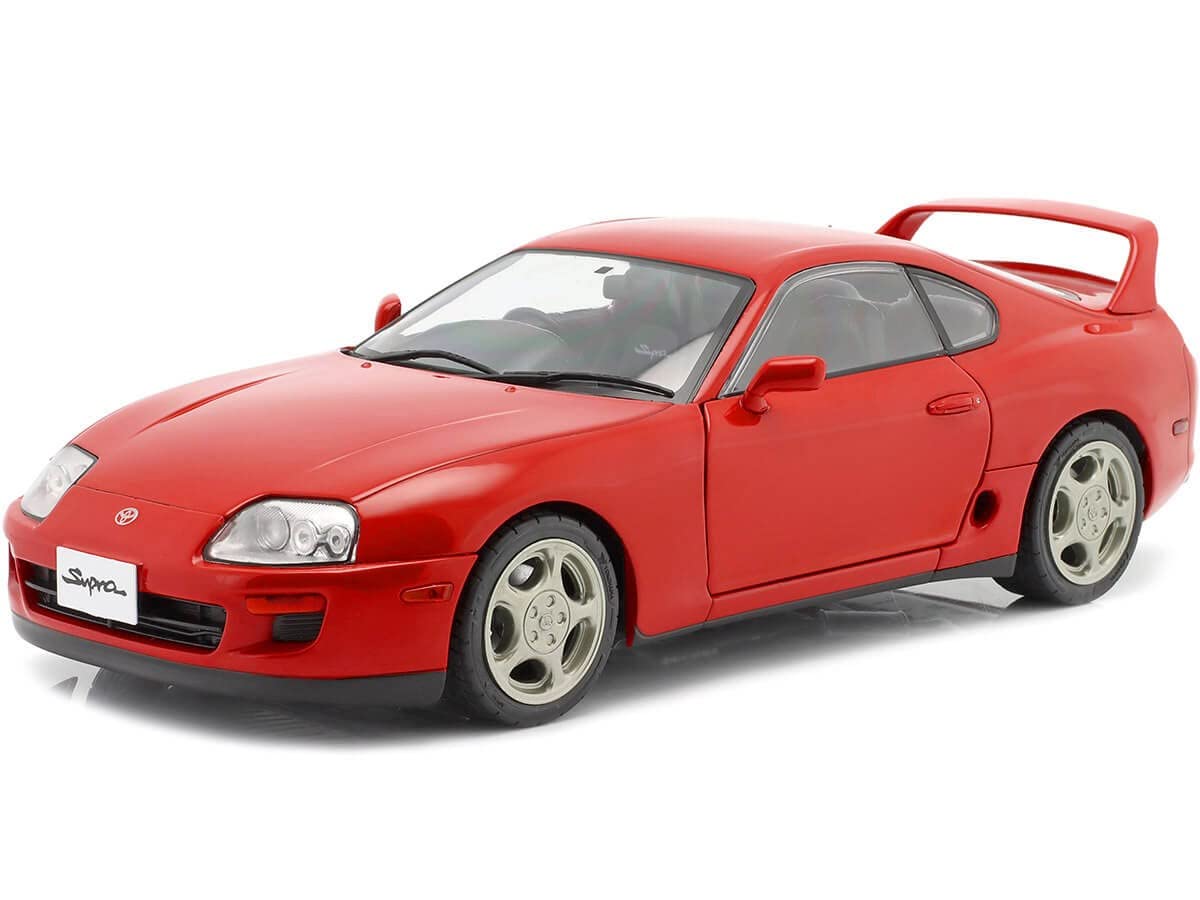 Solido S1807601 1:18 1993 Toyota Supra Mk.4 (A80) -Renaissance Red Collectible Miniature car