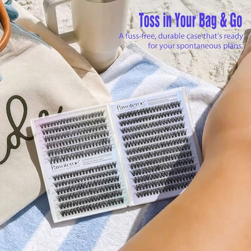 Image of Pawotence Lash Clusters 480pcs Individual Lashes 30D 40D Cluster Eyelash Extensions Eyelash Clusters Lash Extensions for Self Application (30D&40D, 0.07D, 11-16mm Valuable Pack)