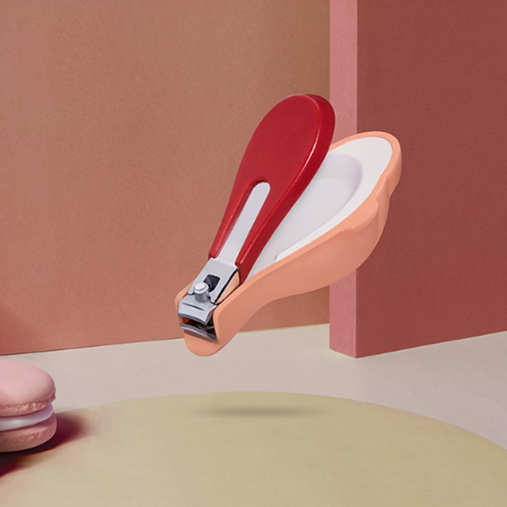 Juego de manicura cortaúñas para bebés, cortaúñas para recién Nacidos y bebés, cortaúñas Individuales de Lujo y Seguros para Proteger Las uñas sensibles, Regalo portátil (Color: B) (A)
