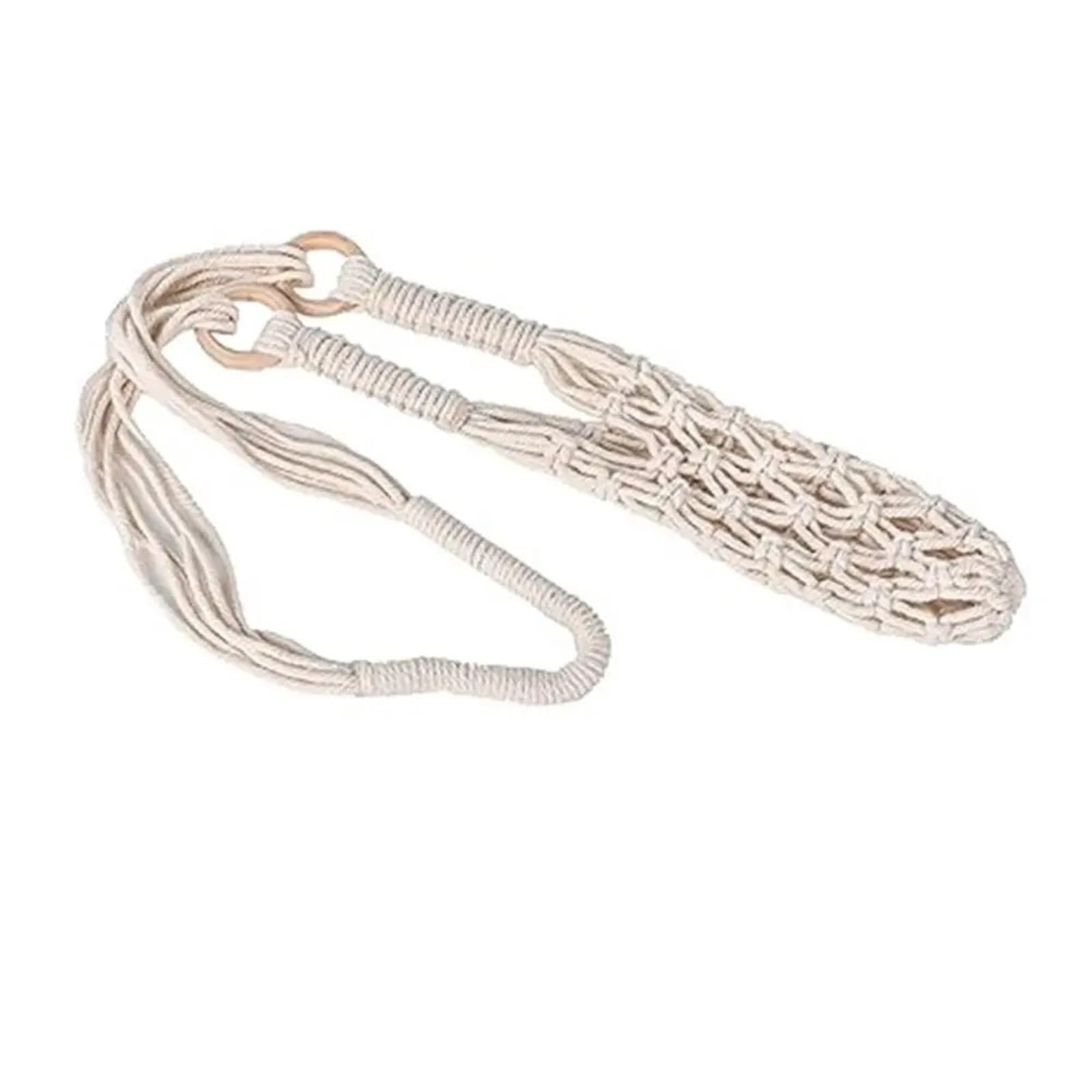Porta Borraccia Tracolla Borsa a rete for bottiglie sospesa da 3 pezzi | Corda di cotone porta acqua for maglieria intrecciata a mano scavata a mano