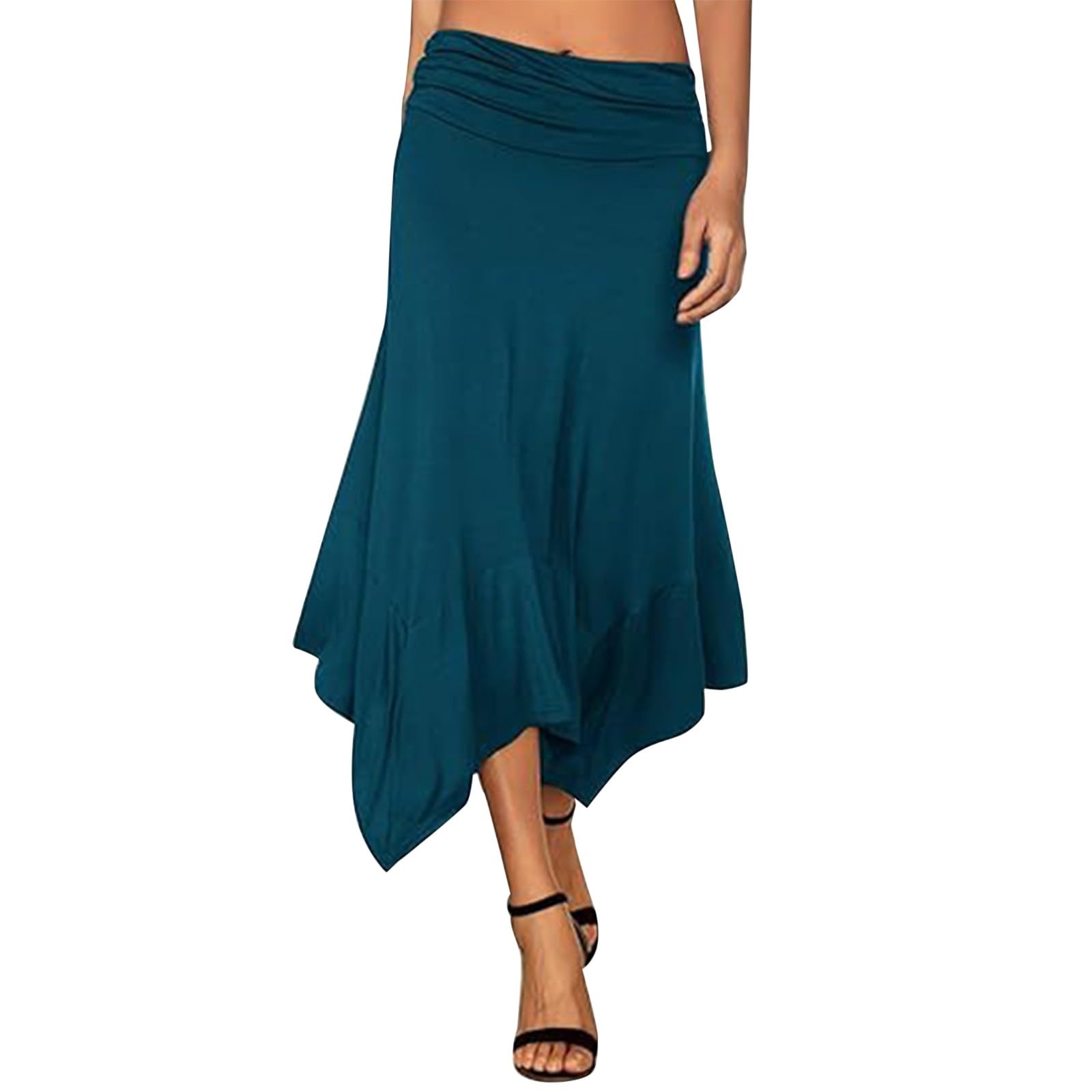 Sexy Delgado Irregular Falda Europea y Americana Moda Cajones Medio Cuerpo Falda Señoras Bordado