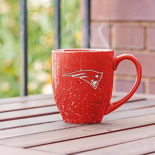 Image of Rico Industries NFL Football 16 oz Team Color Laser Engraved Speckled Ceramic Coffee Mug