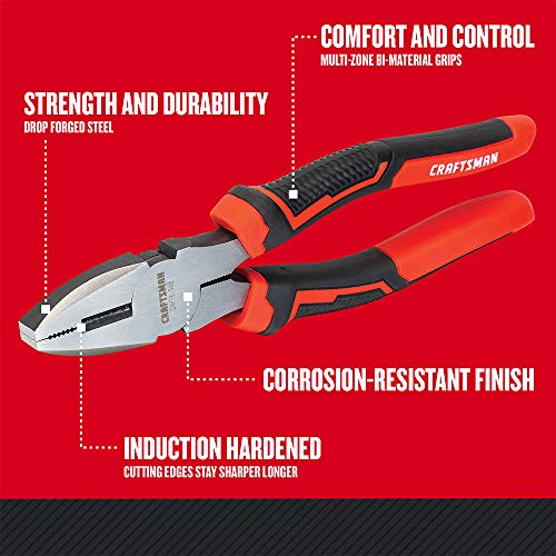 CRAFTSMAN Linesman Pliers, 8-Inch (CMHT81648) - Image 2