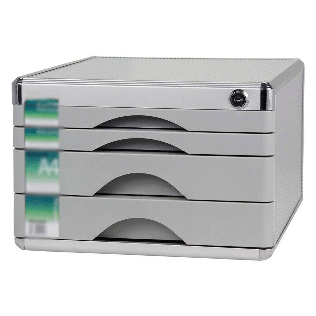 Desktop File Manager con Cassetto Multi Layer Storage Box e Password Lock per Ufficio