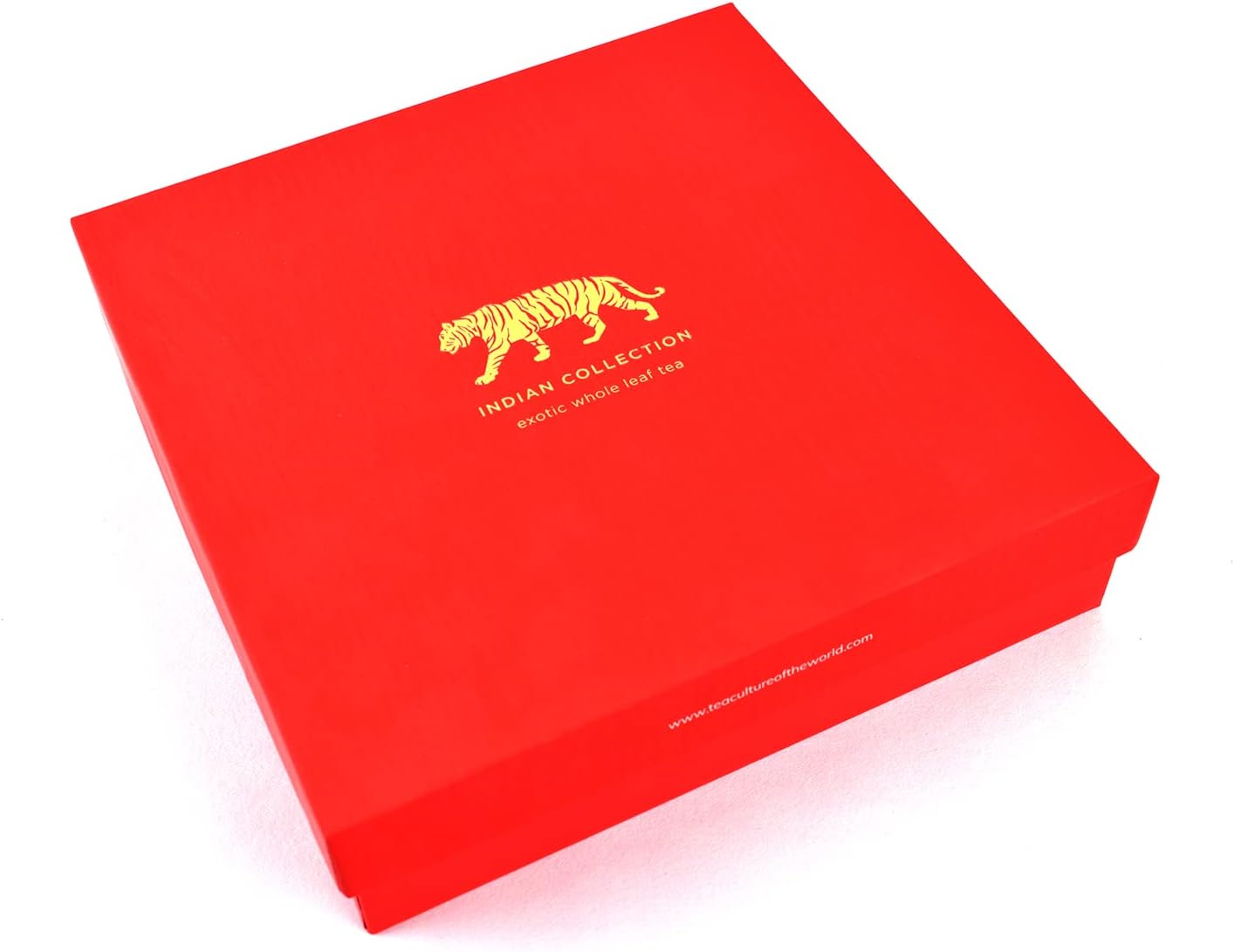 Tea Culture of the World Indian Collection | Tea Gift Set - Assam Tea, Tulsi Tea, Kashmiri kahwa, Masala Chai | Assorted Teas Gift Box| with Mesh Ball Infuser | Set of 4 Unique Teas 100G