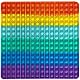Pop-It Kunstify XXL Regenbogen 30 cm Fidget Toy für Stressabbau