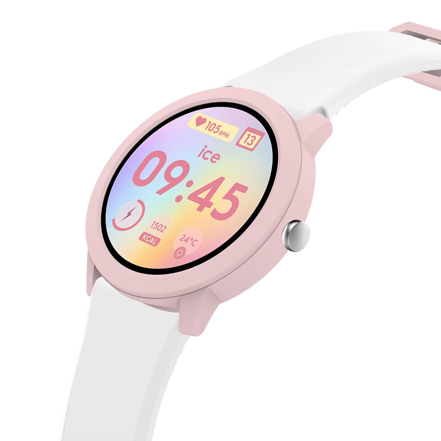 Ice-Watch - Ice Smart Junior 3.0 - Montre connectée Ronde pour Enfant avec Bracelet en Silicone (1.19 Pouces)