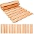 La Vane 12 Feet Wooden Garden Pathway, 22 inch Extra Wide Outdoor Roll Out Wood Straight Walkway, Decorative Patio Boardwalk Path, Weather-Resistant Roll Up Beach Road Floor, Wedding Party Pathways