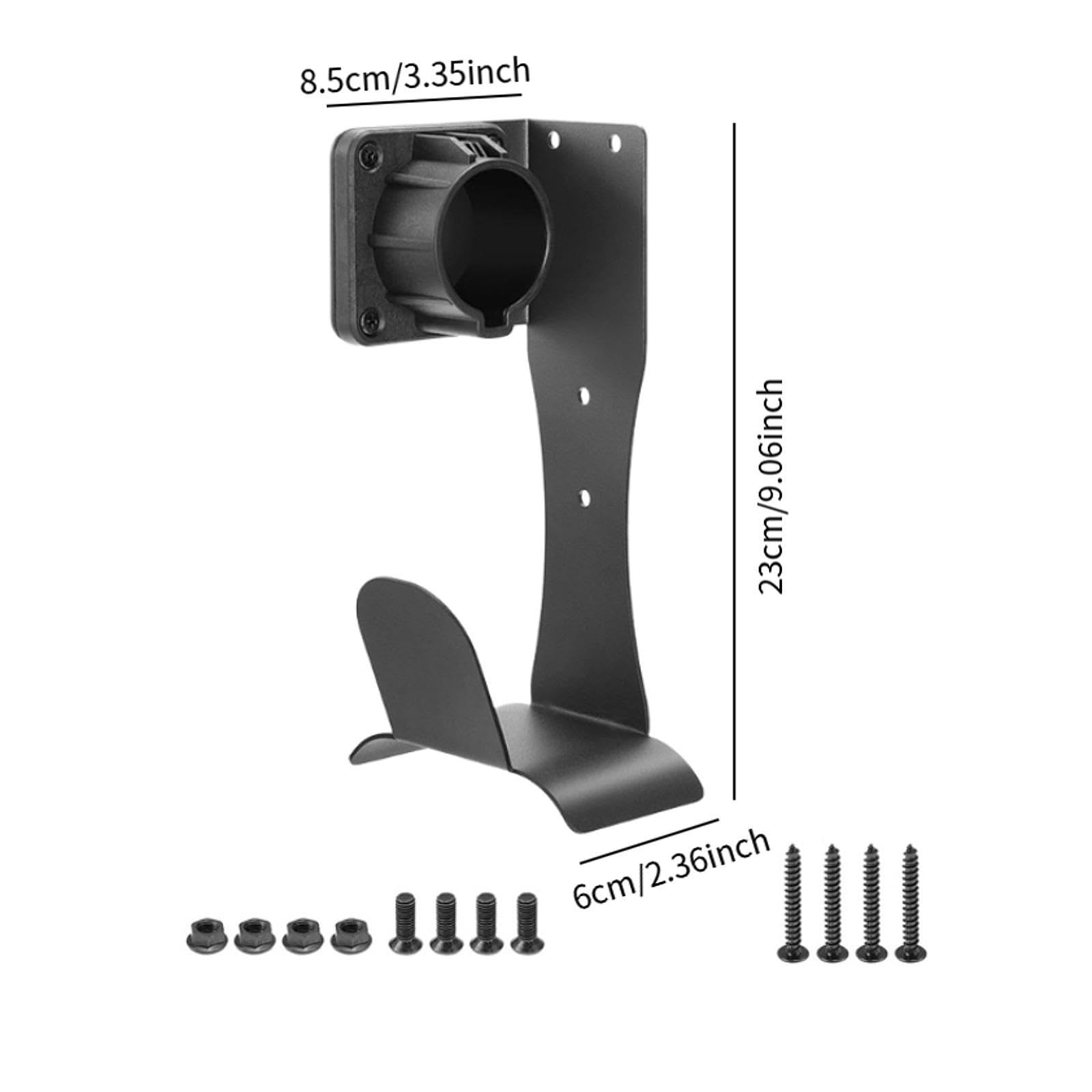 F Fityle Soporte de Carga Almacenamiento de Carga de vehículos eléctricos Resistente Profesional Fácil de Instalar Colgador de Cables de Montaje en Pared