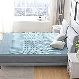 Twin Mattress Topper, RECCI 2.5 Inch 5 Zone Gel Memory Foam Mattress Topper, Pressure Relieving Mattress Topper for Back Pain, Cooling & Breathable, CertiPUR-US Certified, Twin Size