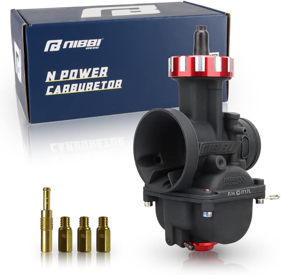 NIBBI PWK 36MM Carburetor with Three Main Jets and One